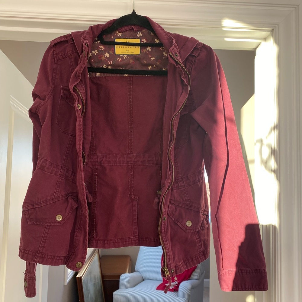 Stylish maroon jacket